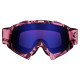 Růžové Cross/MTB brýle - modro-fialové sklo