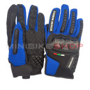 Dospělé rukavice Madmotor Carbon - modré